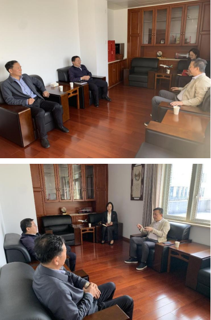 无锡欣旺集团董事长唐国忠一行来校交流