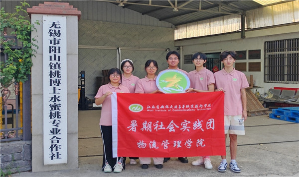 学校物流学子阳山实践:在蜜桃产业链中感悟乡村振兴力量