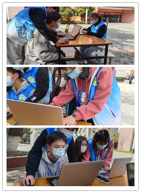 信息管理学院举办学雷锋活动月之电脑维修